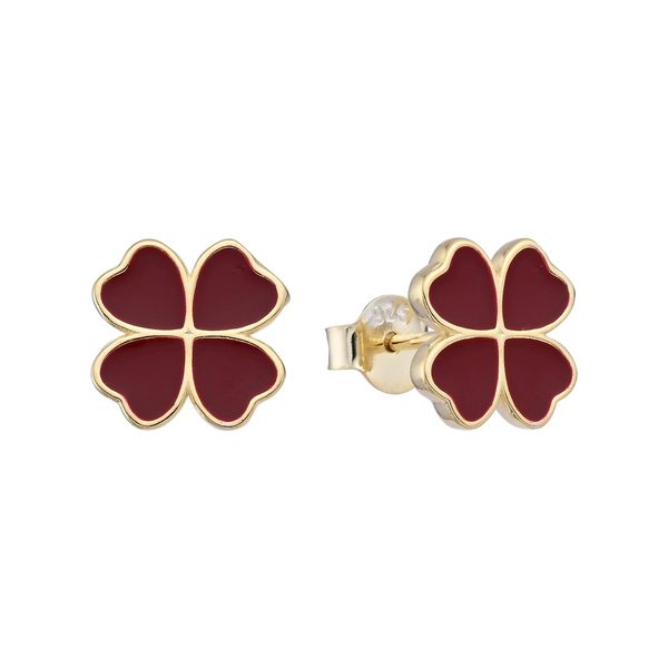 Zarcillos de Flor Roja