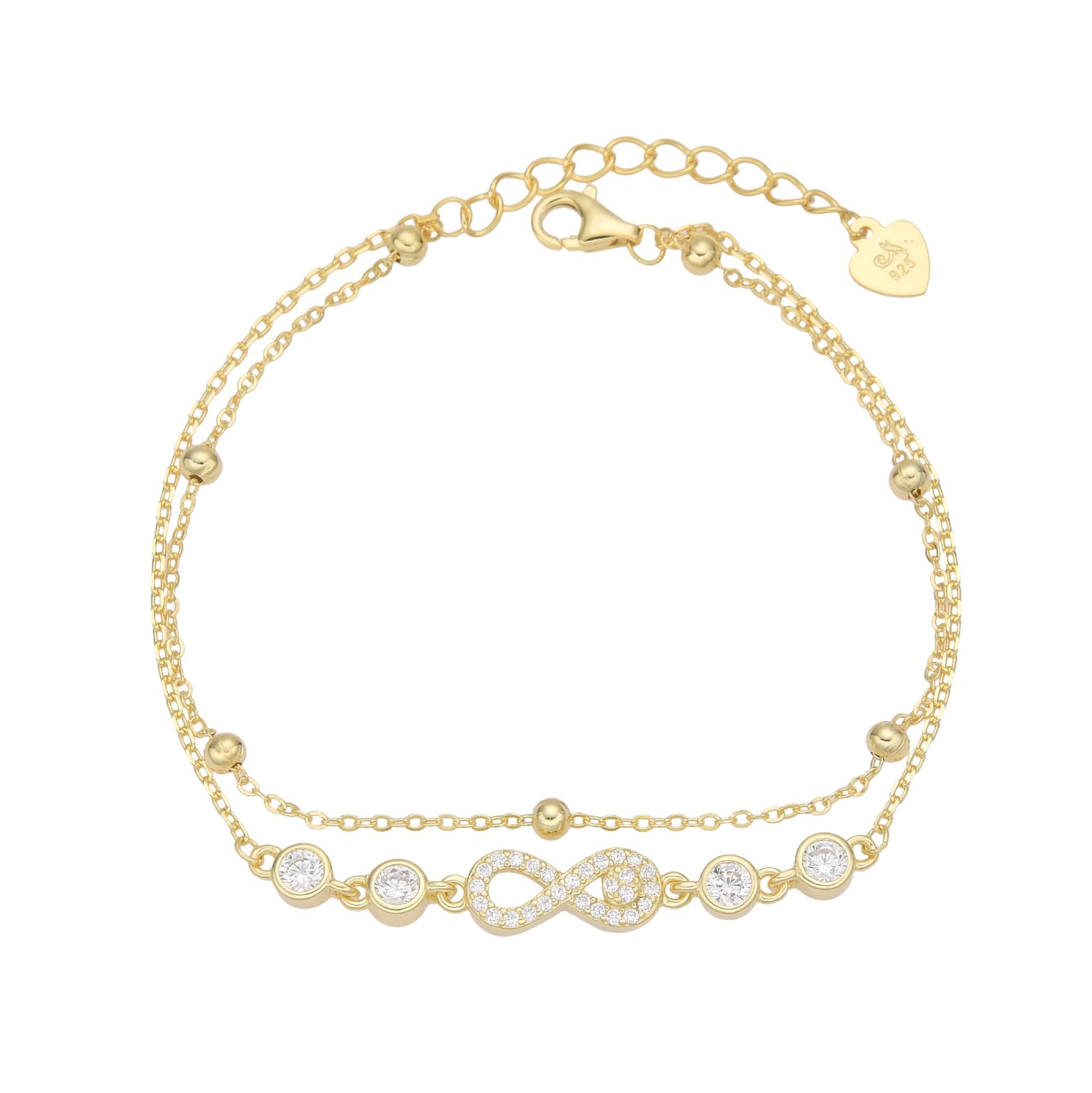 Pulsera de Infinitos con Brillos